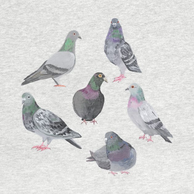 Pigeon Party by Das Brooklyn